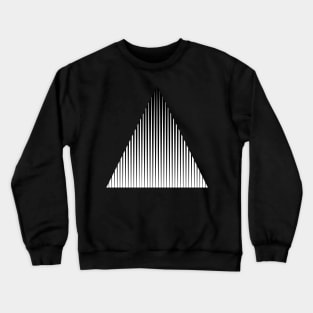 Black and White Triangle Crewneck Sweatshirt